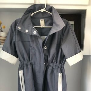 Ali Ro short sleeve raincoat